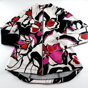Robert Kitchen Full Zip Floral Print Jacket
